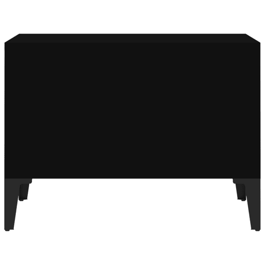 Mesa de Centro, Mesa baixa, 60x50x36,5 cm derivados de madeira preto