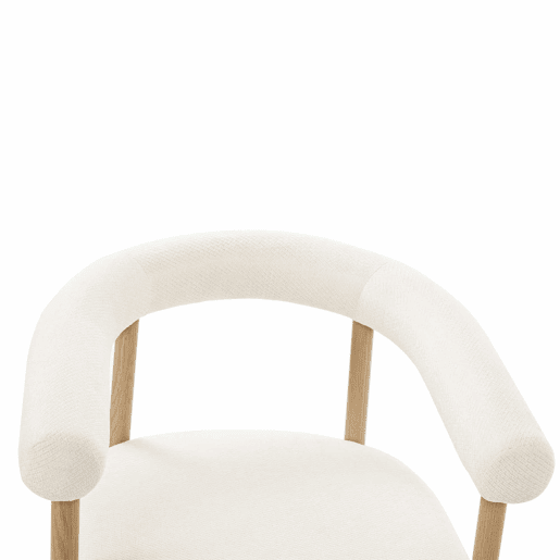 Conjunto de cadeiras de jantar (4 unidades) u2013 design moderno estofado com estrutura metálica resistente, cadeiras de cozinha confortáveis u2013 branco