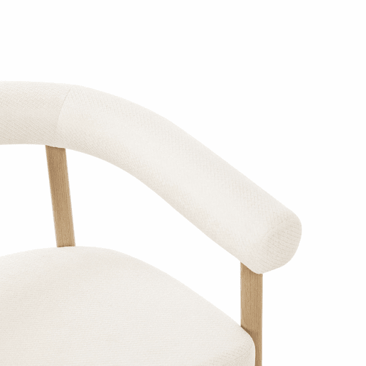 Conjunto de cadeiras de jantar (4 unidades) u2013 design moderno estofado com estrutura metálica resistente, cadeiras de cozinha confortáveis u2013 branco