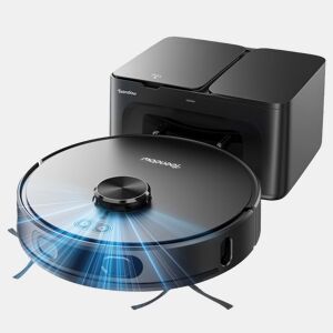 Teendow D65S MAX aspirador robô LDS, 220 min - Preto