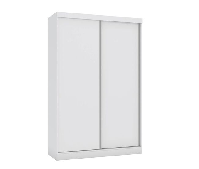 Armario puertas correderas reversibles soyo, blanco / macadamia brillo , 143 x 53 x 218 cm, armario de puertas correderas reversibles de 143 x 53 x