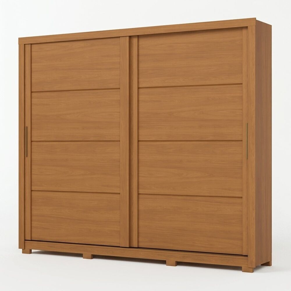 Armario puertas correderas genius - natural roble canela