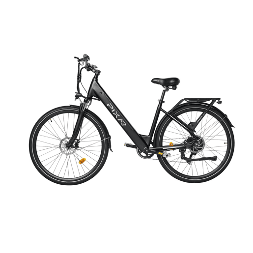 PIXAR CITY1 250W 36V 10,4Ah eBike 120KG 15° Subida Preto PIXAR CITY1 250W 36V 10,4Ah eBike 120KG 15° Subida Preto