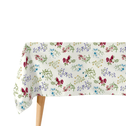 Toalha de mesa impermeável Katya - 100% algodão - 100x150 cm