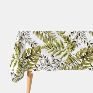 Toalha de mesa impermeável Stefania - 100% algodão - 140x200 cm