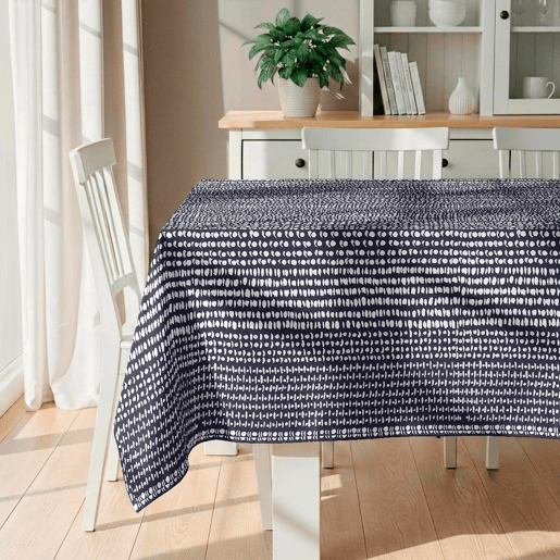 Toalha de mesa impermeável Frieze - 100% algodão - 100x150 cm