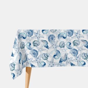 Toalha de mesa impermeável Shell - 100% algodão - 150x200 cm
