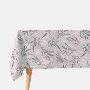 Toalha de mesa impermeável Botanical - 100% algodão - 150x150 cm