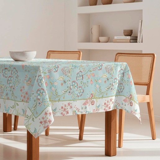 Toalha de mesa 100% algodão Kilim 150x150 cm