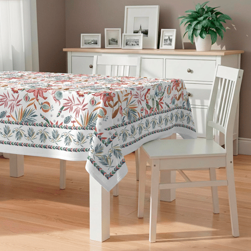 Toalha de mesa 100% algodão Unguja 150x350 cm