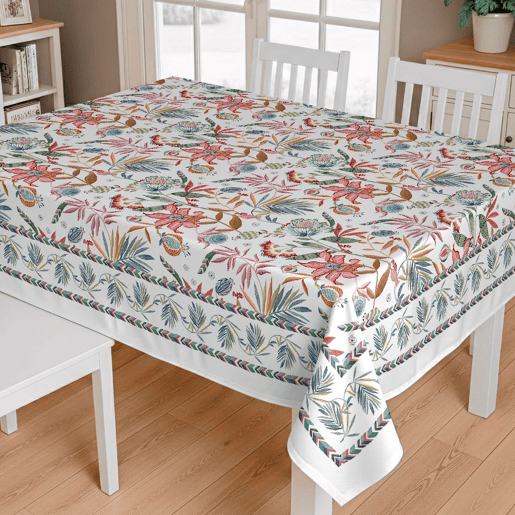 Toalha de mesa 100% algodão Unguja 150x350 cm