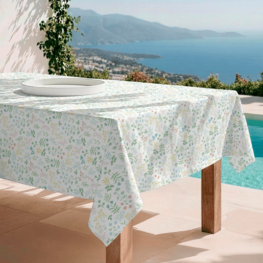 Toalha de mesa impermeável Cuqui - 100% algodão - 100x150 cm