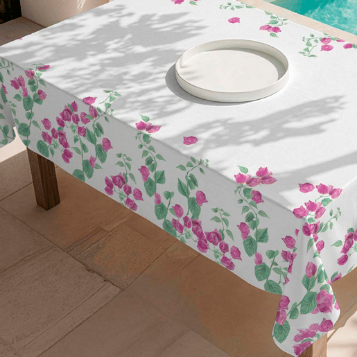 Toalha de mesa 100% algodão Bouga 150x200 cm