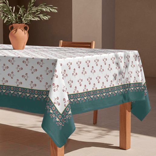 Toalha de mesa 100% algodão Haye 150x150 cm Toalha de mesa 100% algodão Haye 150x150 cm