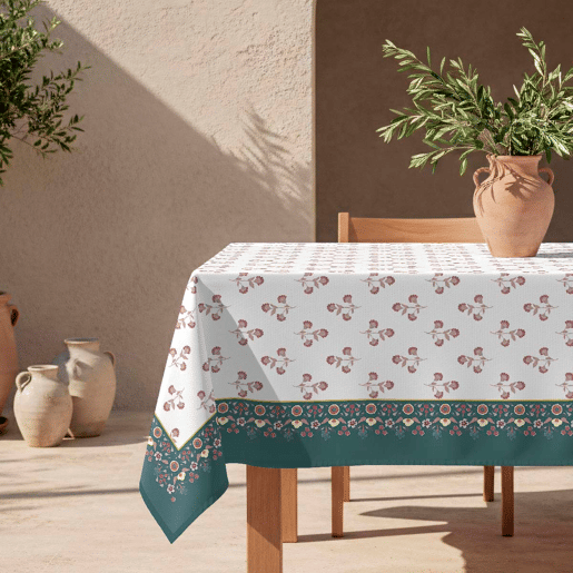 Toalha de mesa 100% algodão Haye 150x150 cm Toalha de mesa 100% algodão Haye 150x150 cm