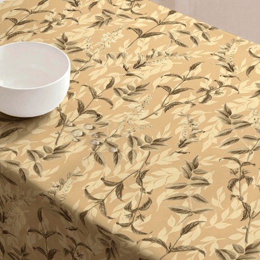 Toalha de mesa impermeável Ikigai N - 100% algodão - 150x200 cm