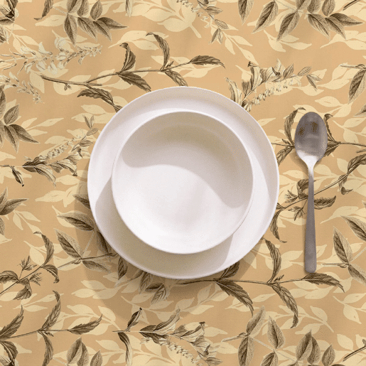 Toalha de mesa impermeável Ikigai N - 100% algodão - 150x200 cm