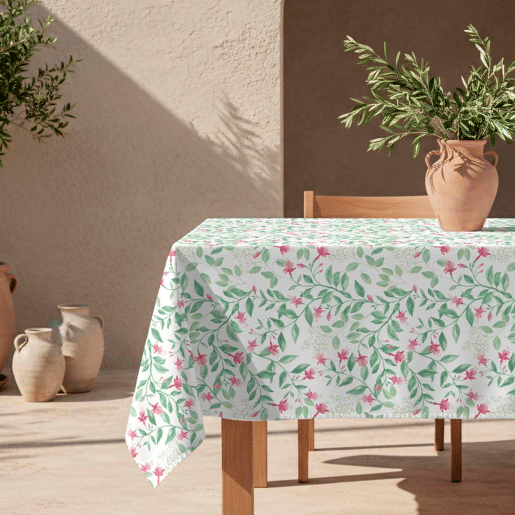 Toalha de mesa 100% algodão Campanillas 150x250 cm