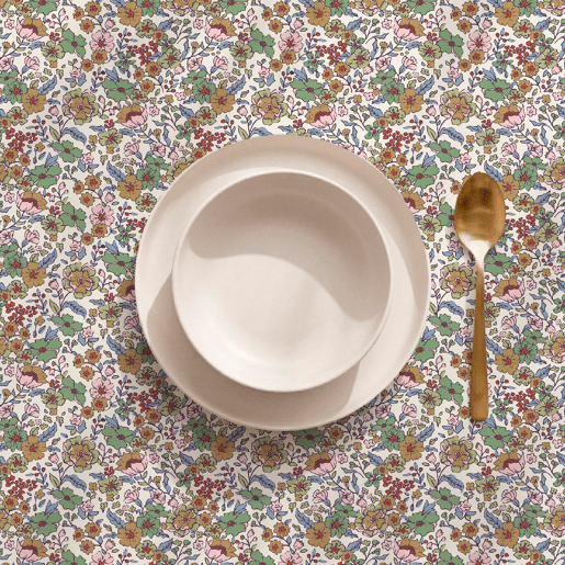 Toalha de mesa impermeável Susie - 100% algodão - 140x140 cm