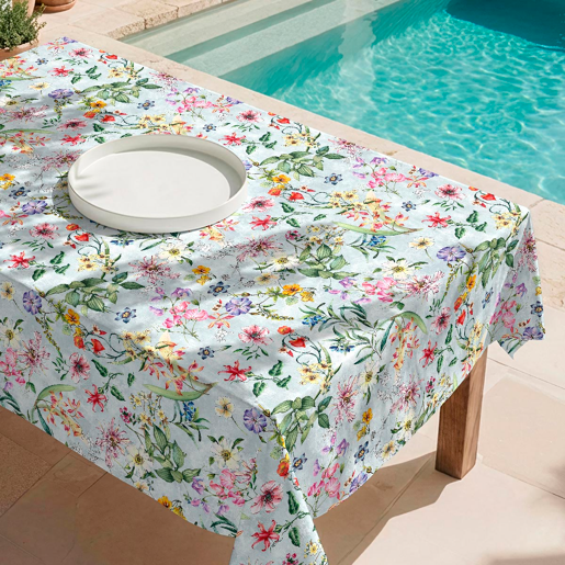 Toalha de mesa impermeável Maggio - 100% algodão - 140x200 cm