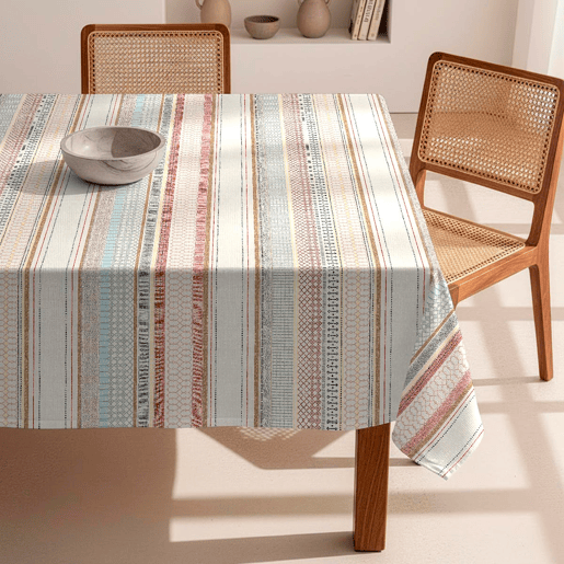 Toalha de mesa impermeável Texas - 100% algodão - 150x250 cm