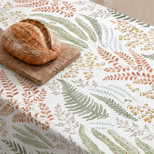 Toalha de mesa 100% algodão Helecho 150x300 cm Toalha de mesa 100% algodão Helecho 150x300 cm