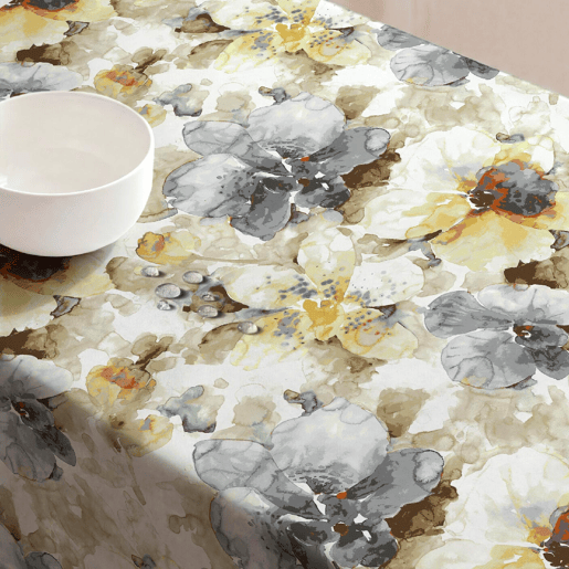 Toalha de mesa impermeável Nebbia - 100% algodão - 140x200 cm