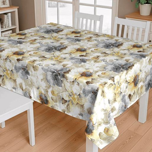 Toalha de mesa impermeável Nebbia - 100% algodão - 140x200 cm