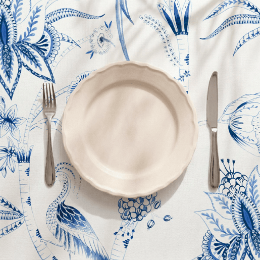 Toalha de mesa 100% algodão Peacock 150x300 cm Toalha de mesa 100% algodão Peacock 150x300 cm