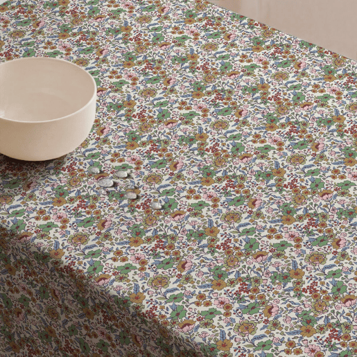 Toalha de mesa impermeável Susie - 100% algodão - 140x200 cm