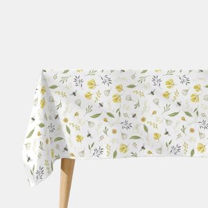 Toalha de mesa impermeável Honeybee - 100% algodão - 150x300 cm