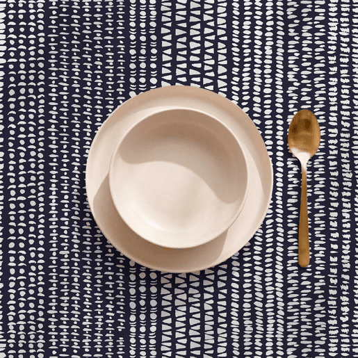 Toalha de mesa impermeável Frieze - 100% algodão - 150x200 cm