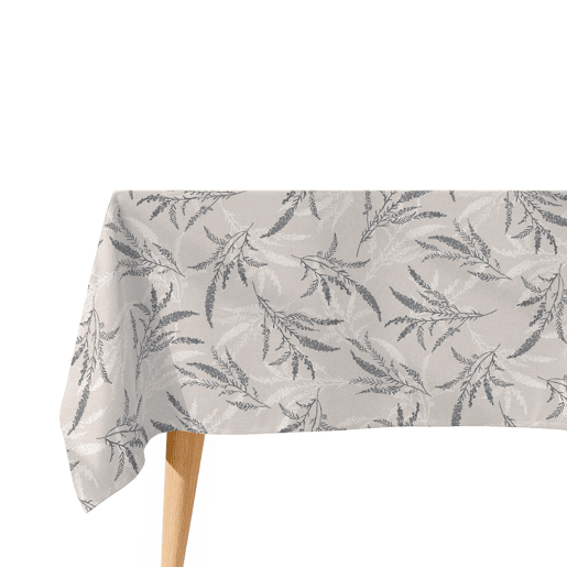 Toalha de mesa impermeável Botanical - 100% algodão - 150x200 cm
