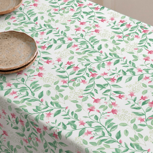 Toalha de mesa 100% algodão Campanillas 150x200 cm
