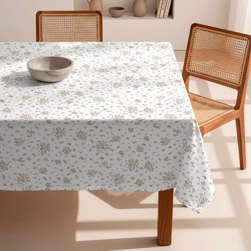 Toalha de mesa impermeável Luna - 100% algodão - 150x300 cm