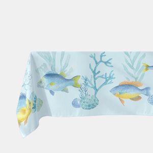Toalha de mesa impermeável Peces - 100% algodão - 150x300 cm