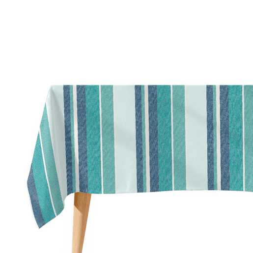Toalha de mesa impermeável Sea - 100% algodão - 140x200 cm
