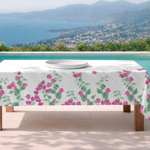 Toalha de mesa 100% algodão Bouga 150x300 cm