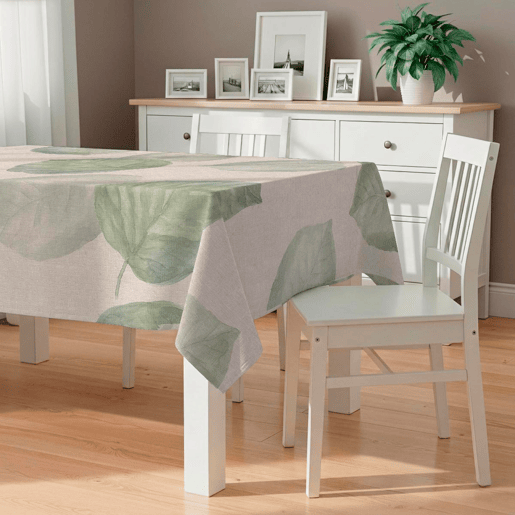 Toalha de mesa impermeável Elephant Ear - 100% algodão - 150x200 cm