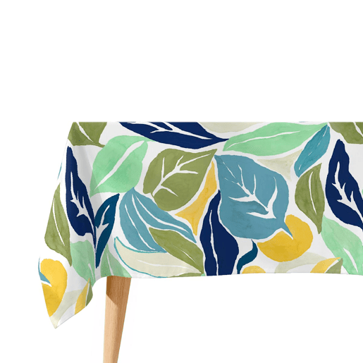 Toalha de mesa impermeável Fresh - 100% algodão - 140x180 cm