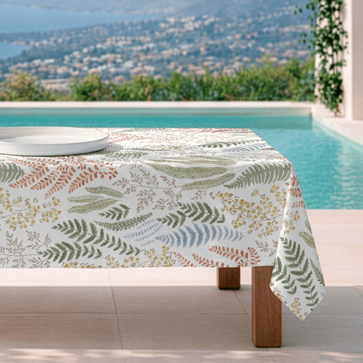 Toalha de mesa 100% algodão Helecho 150x250 cm