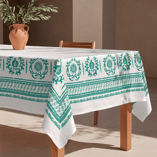 Toalha de mesa 100% algodão Mosaic 150x200 cm