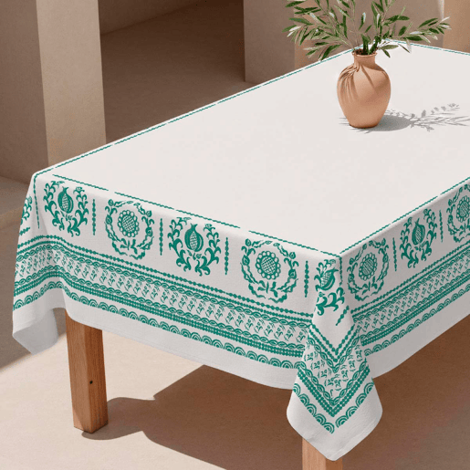 Toalha de mesa 100% algodão Mosaic 150x200 cm