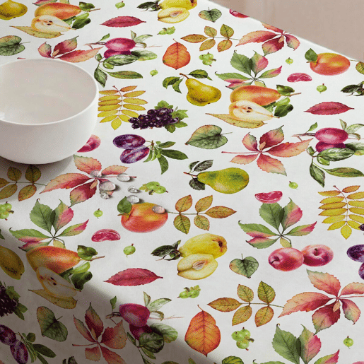 Toalha de mesa impermeável Sella - 100% algodão - 140x250 cm