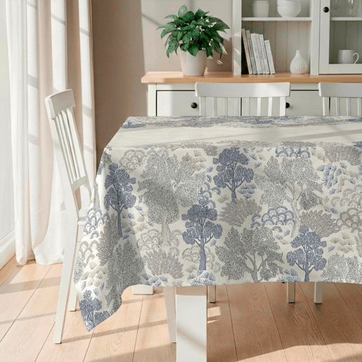 Toalha de mesa 100% algodão Forest 150x150 cm Toalha de mesa 100% algodão Forest 150x150 cm