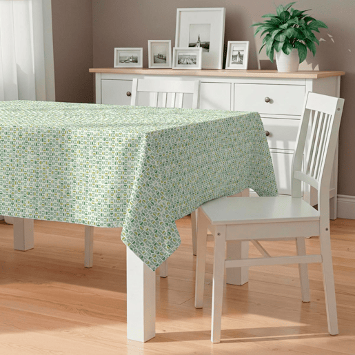 Toalha de mesa impermeável Takayama - 100% algodão - 150x150 cm