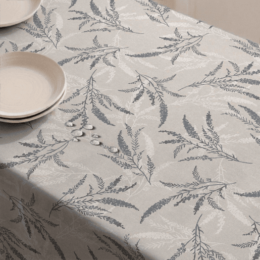 Toalha de mesa impermeável Botanical - 100% algodão - 100x150 cm