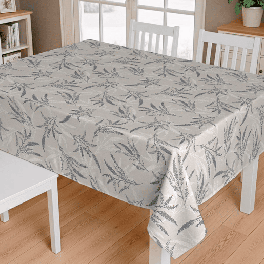 Toalha de mesa impermeável Botanical - 100% algodão - 100x150 cm