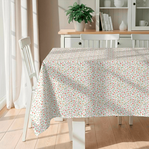 Toalha de mesa impermeável Printemps - 100% algodão - 140x200 cm