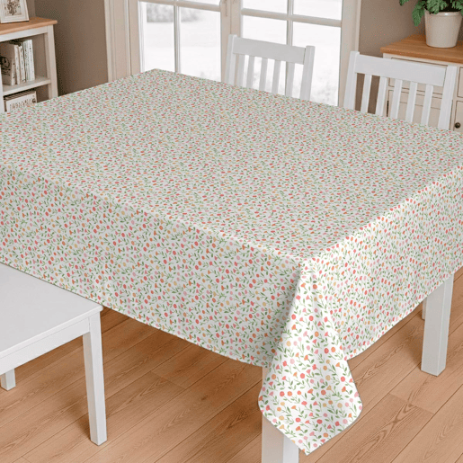 Toalha de mesa impermeável Printemps - 100% algodão - 140x200 cm